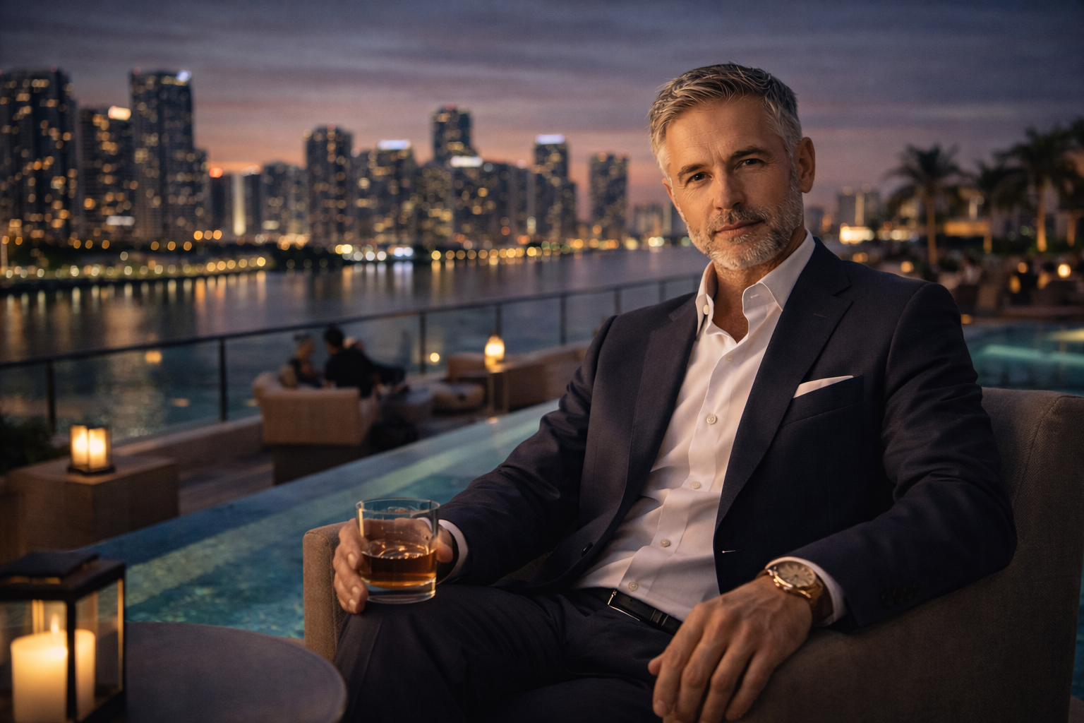 Premium editorial nightlife atmosphere used for the Dallas, Texas guide on the daddy site.